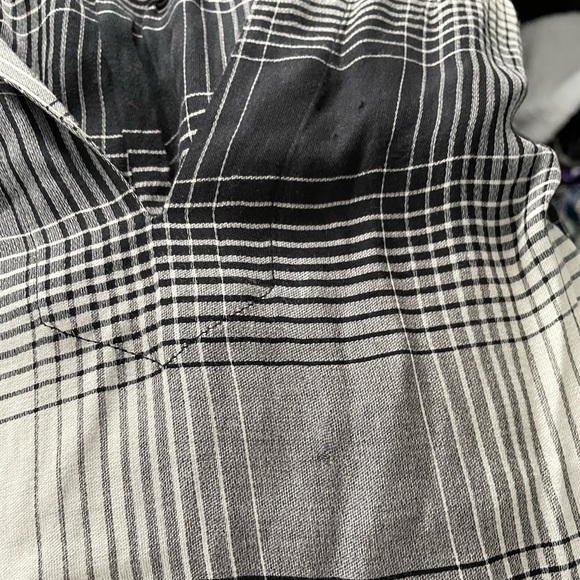 LOFT Black Plaid Tunic - Picture 5 of 5